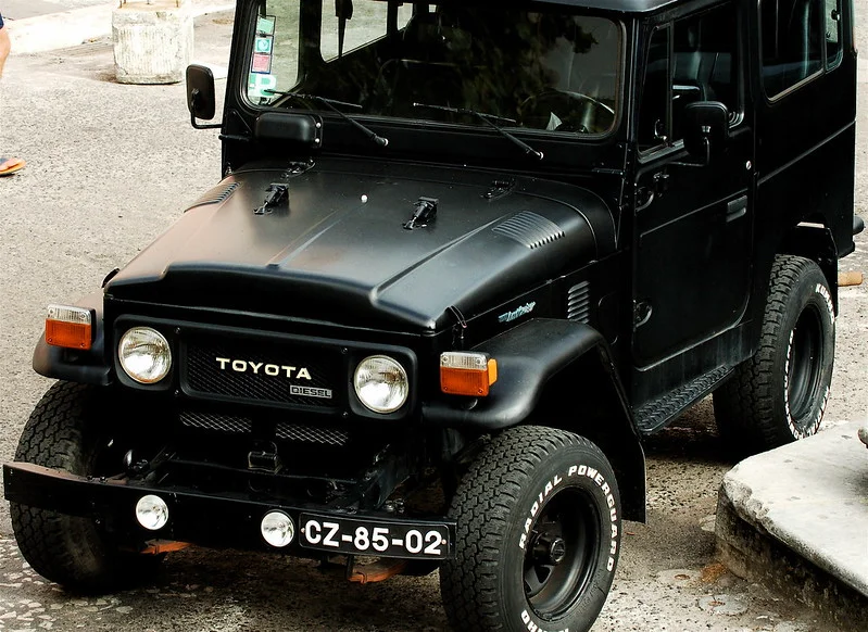 Black Toyota Land Cruiser 