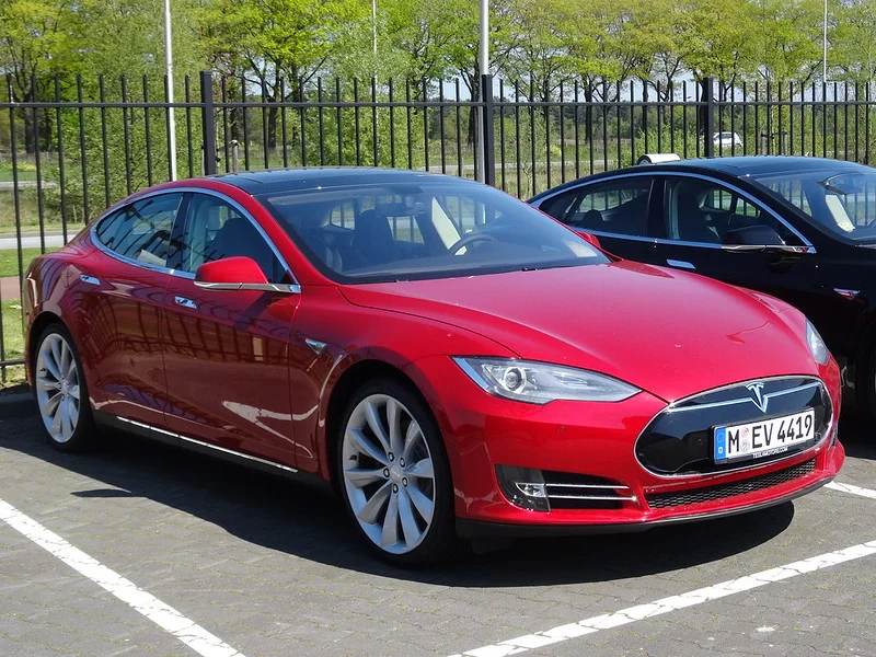 Red Tesla Model S