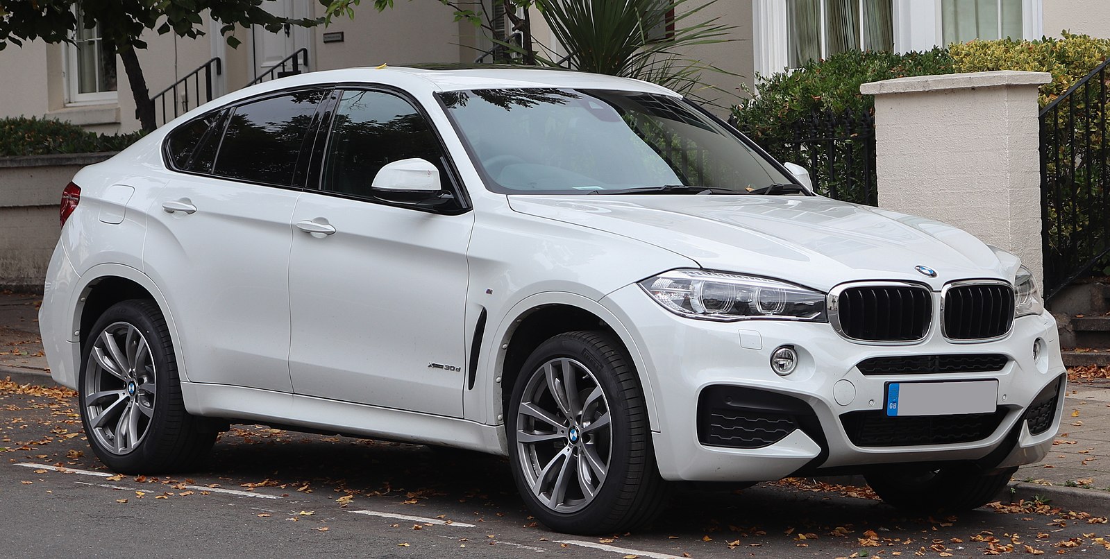 BMW X6 on street