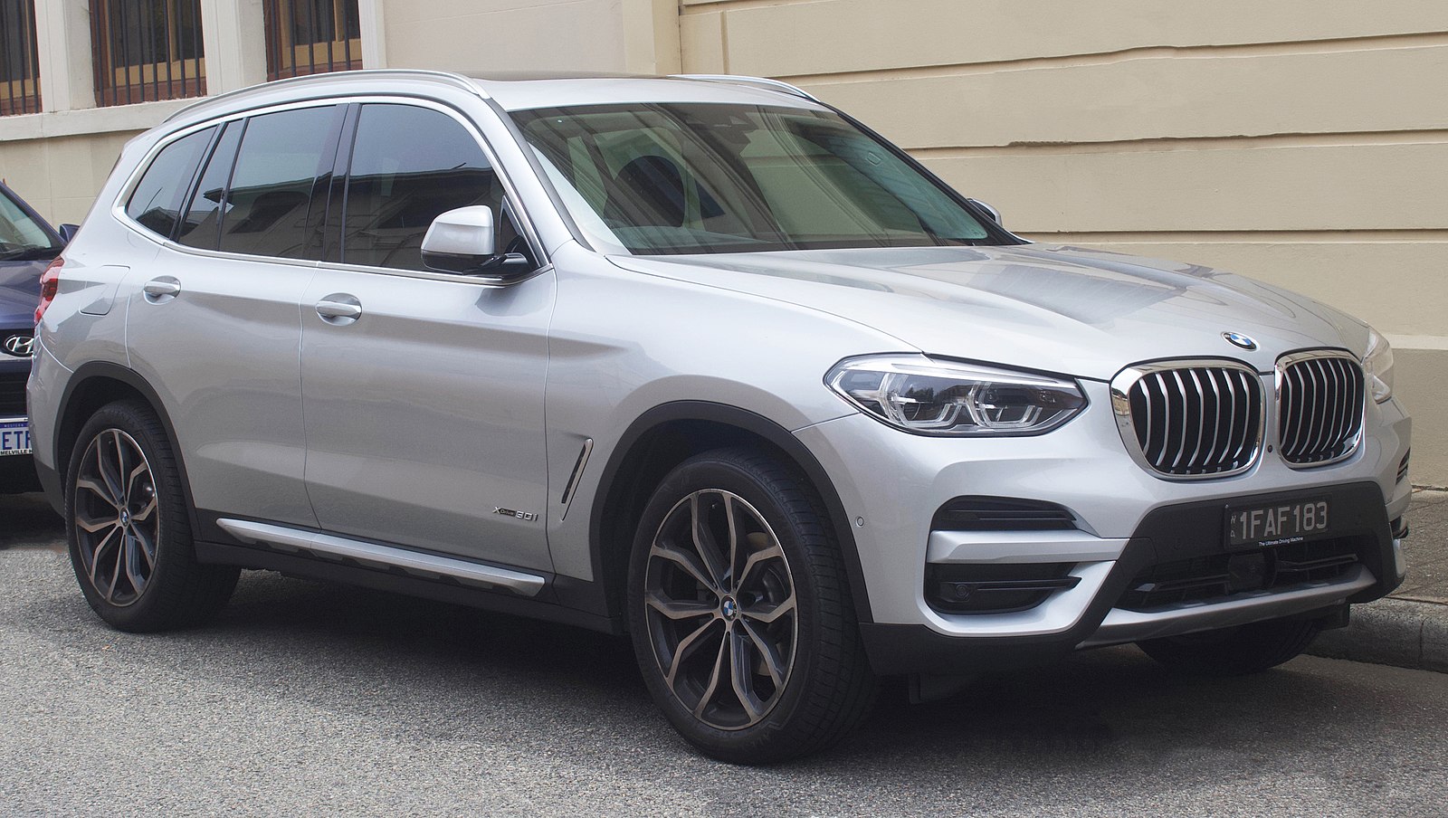 Silver BMW X3