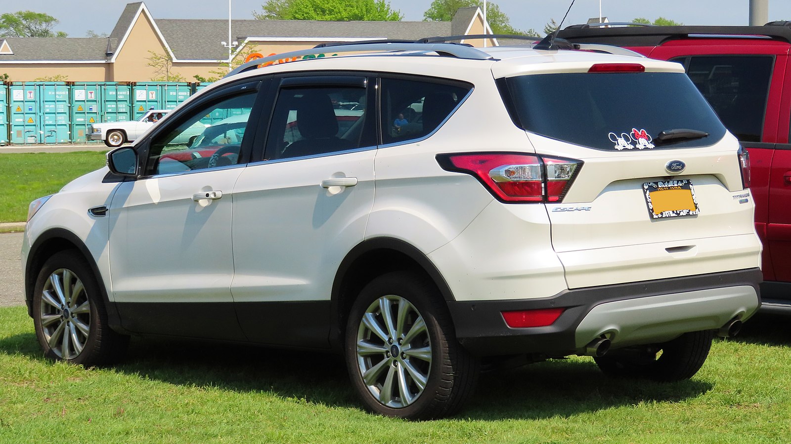 White Ford Escape