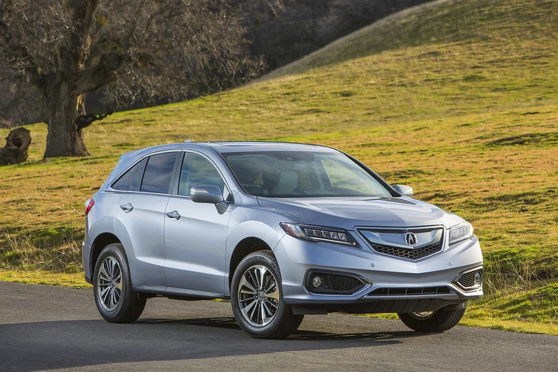 Acura RDX in the countryside