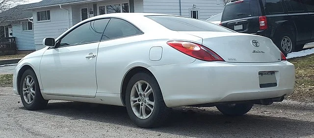 White Toyota Solara