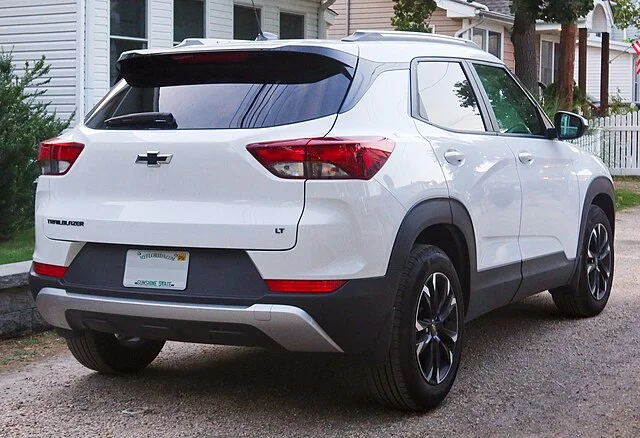 Rear view of a 2022 Chevy Trailblazer