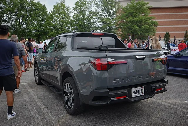 Grey Hyundai Santa Cruz