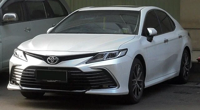 White Toyota Camry 