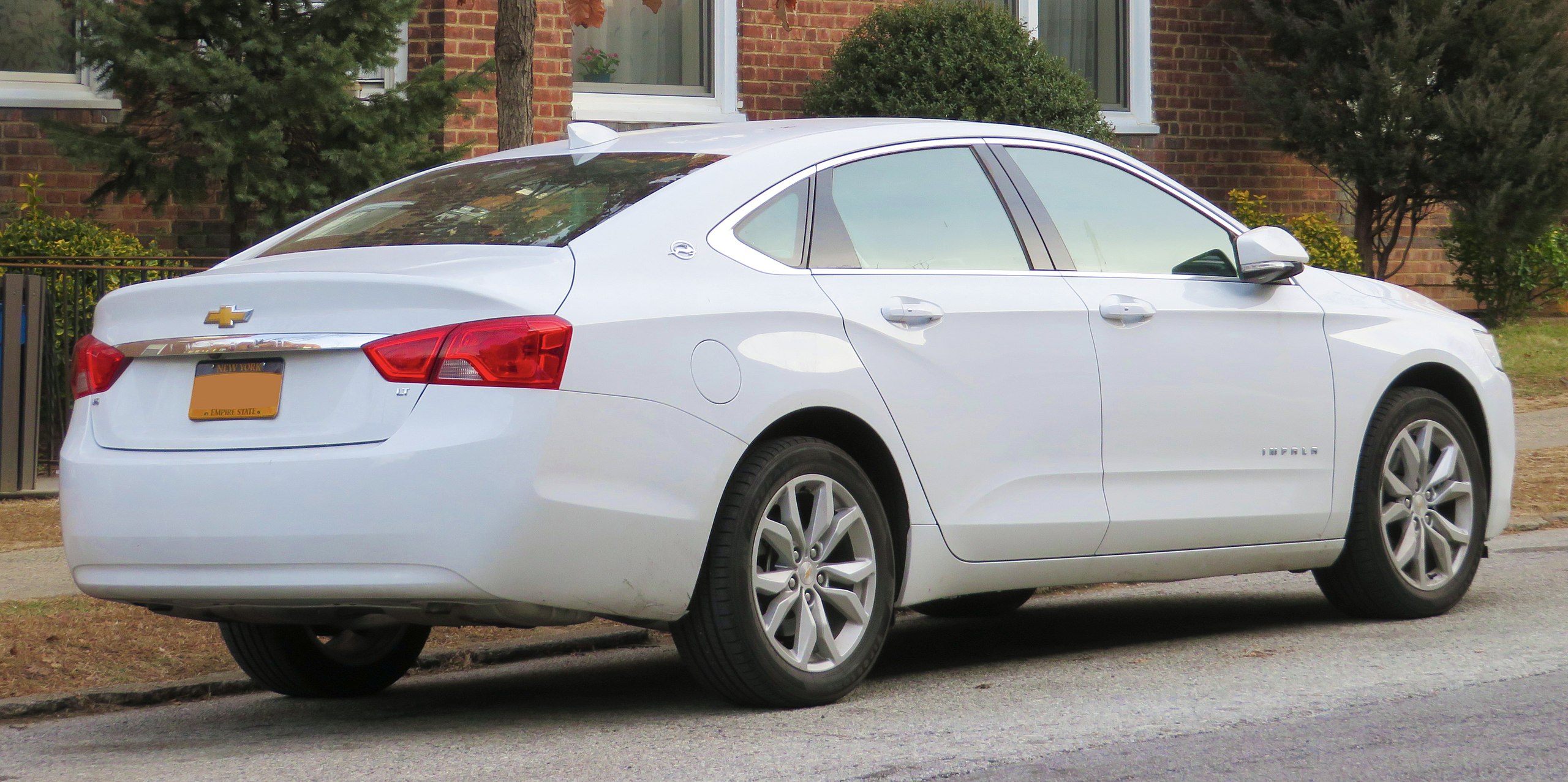 Photo of white 2019 Chevy Impala LT