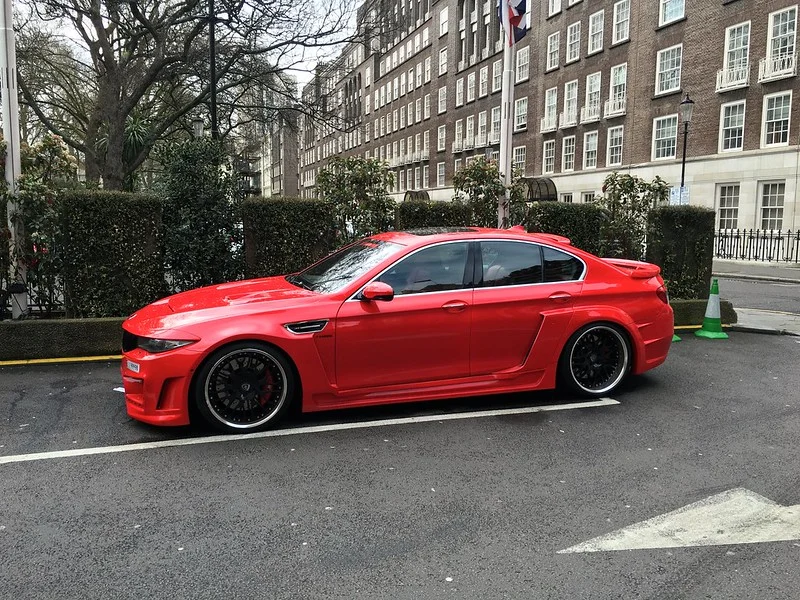 Red BMW M5