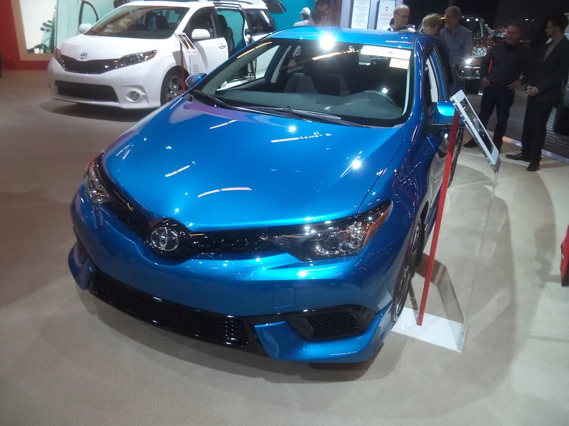 Blue Toyota Corolla iM