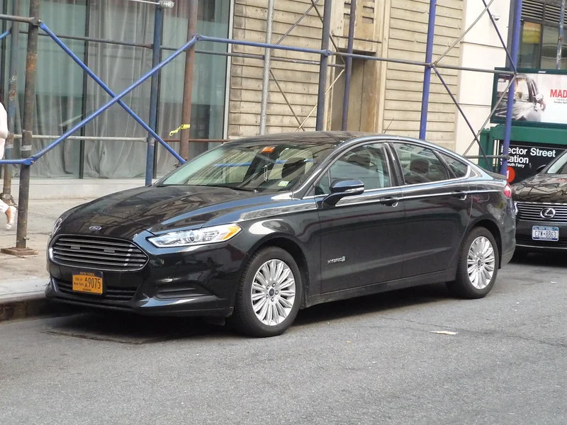Ford Fusion parked on a street