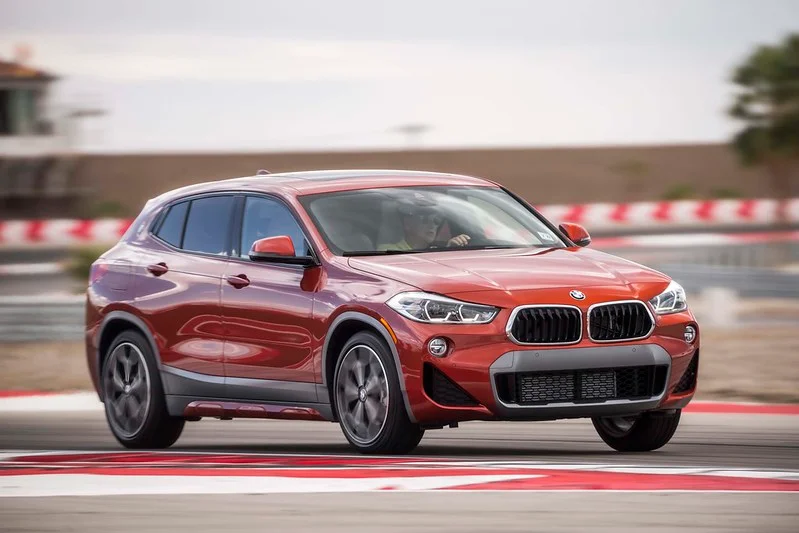 Red BMW X2