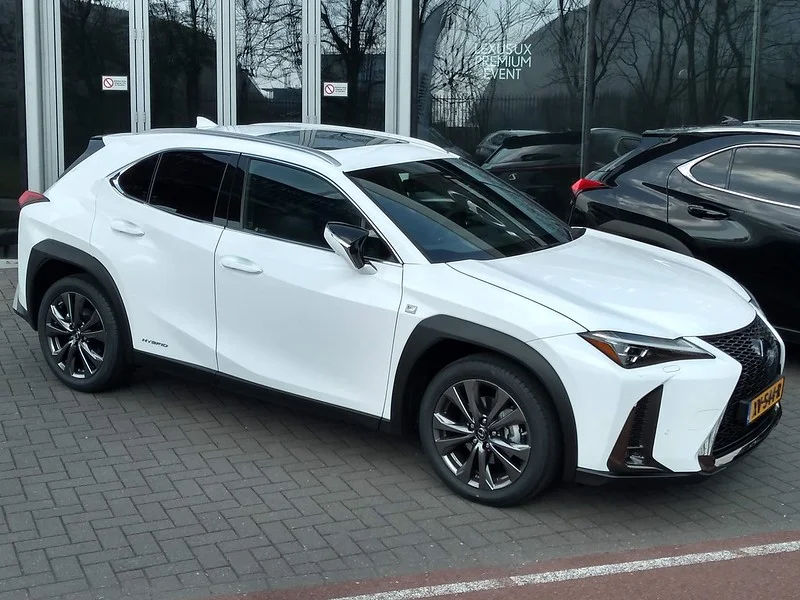 White Lexus UX