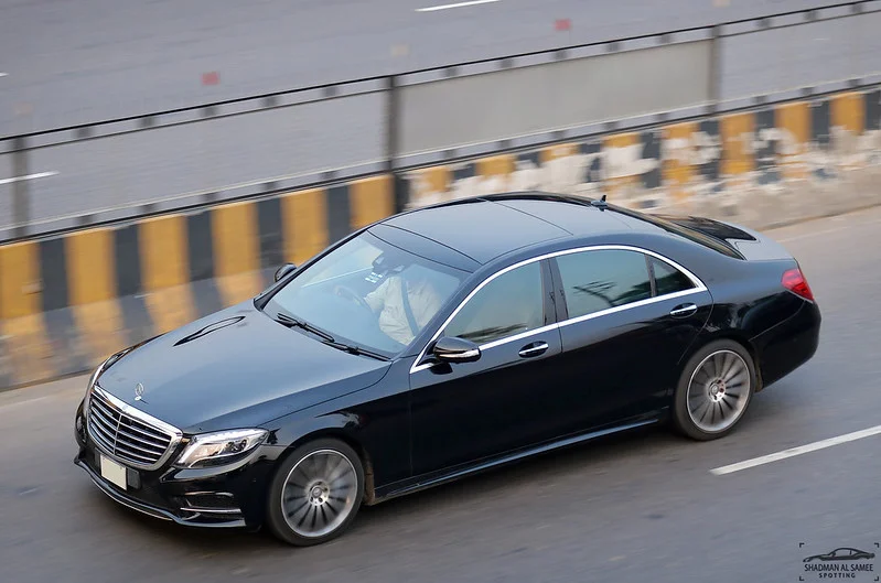 Black Mercedes-Benz S-Class