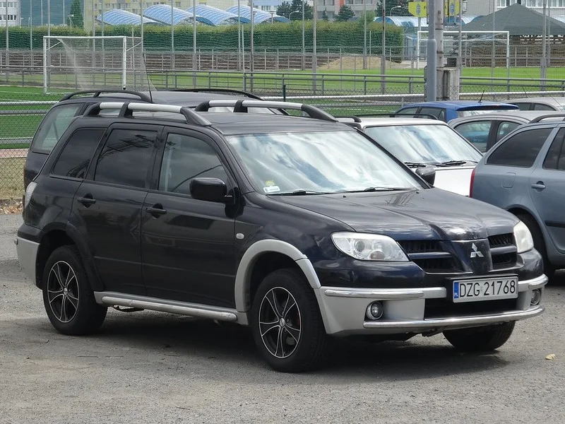 Mitsubishi Outlander in a parking lot