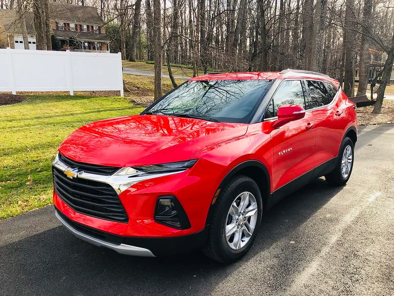 Red Chevy Blazer