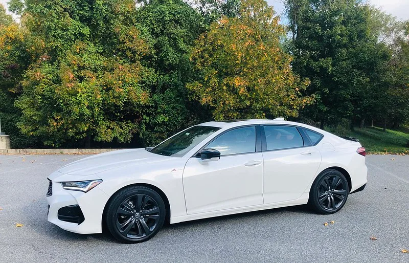 White Acura TLX