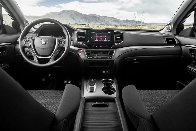 Interior of a 2022 Honda Ridgeline