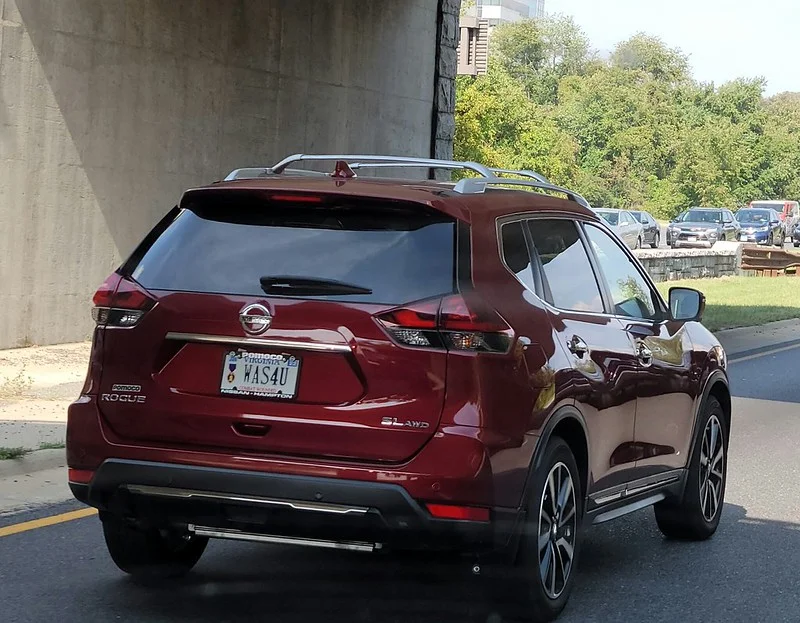 Red 2021 Nissan Rogue