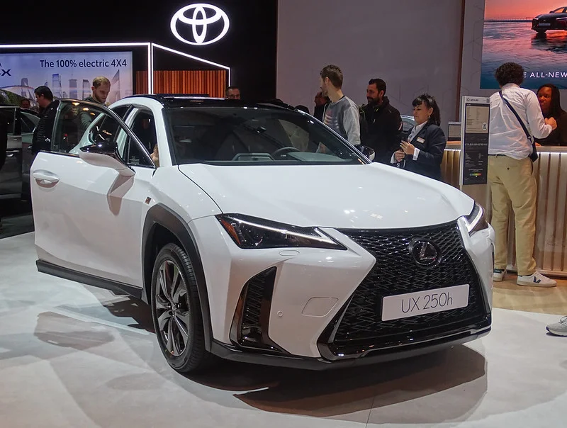 White Lexus UX