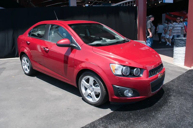 Red Chevy Sonic