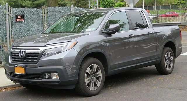 Silver Honda Ridgeline