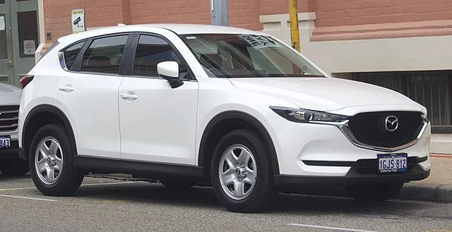 White Mazda CX-5