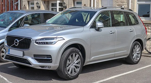 Volvo XC90 parked outside in a lot