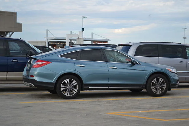 Blue Honda Crosstour