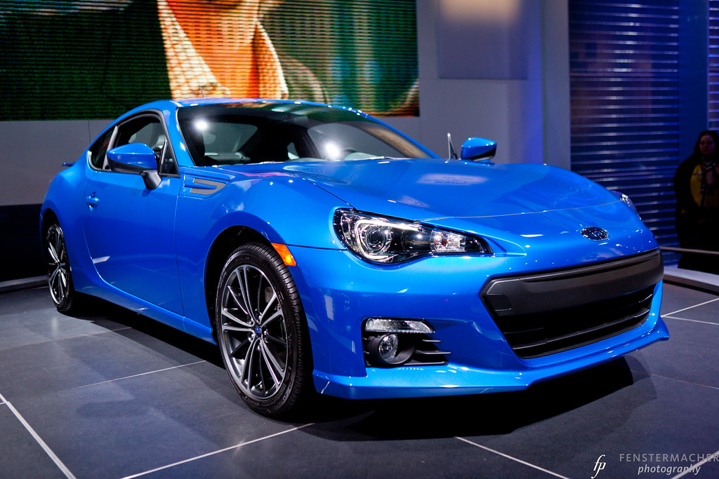 Blue Subaru BRZ