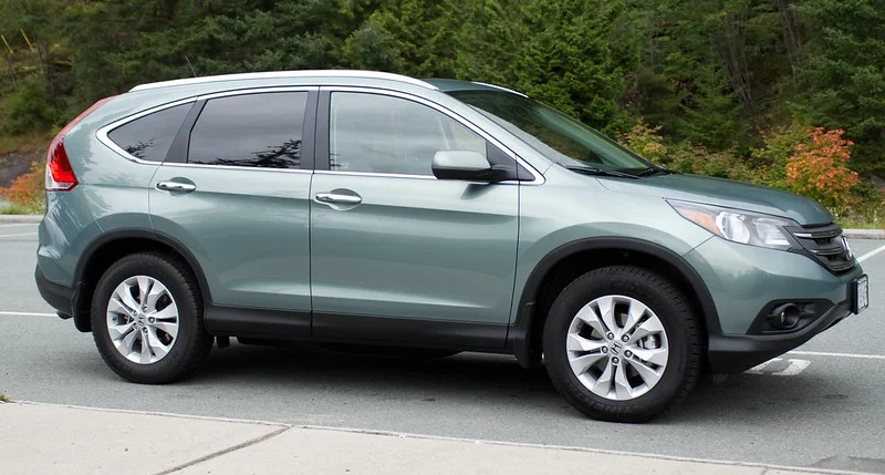 Blue-grey Honda CR-V