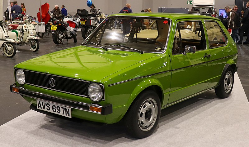 Green Volkswagen Golf