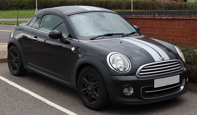 Black MINI Cooper Coupe