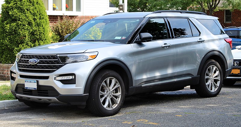 Ford Explorer parked on a street