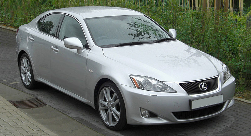 Silver Lexus IS 250