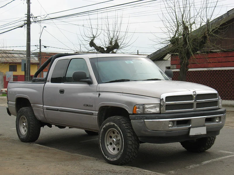 Silver Dodge RAM 1500