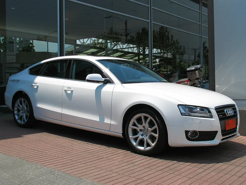 White Audi A5