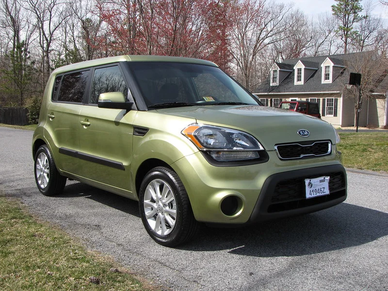 Green Kia Soul