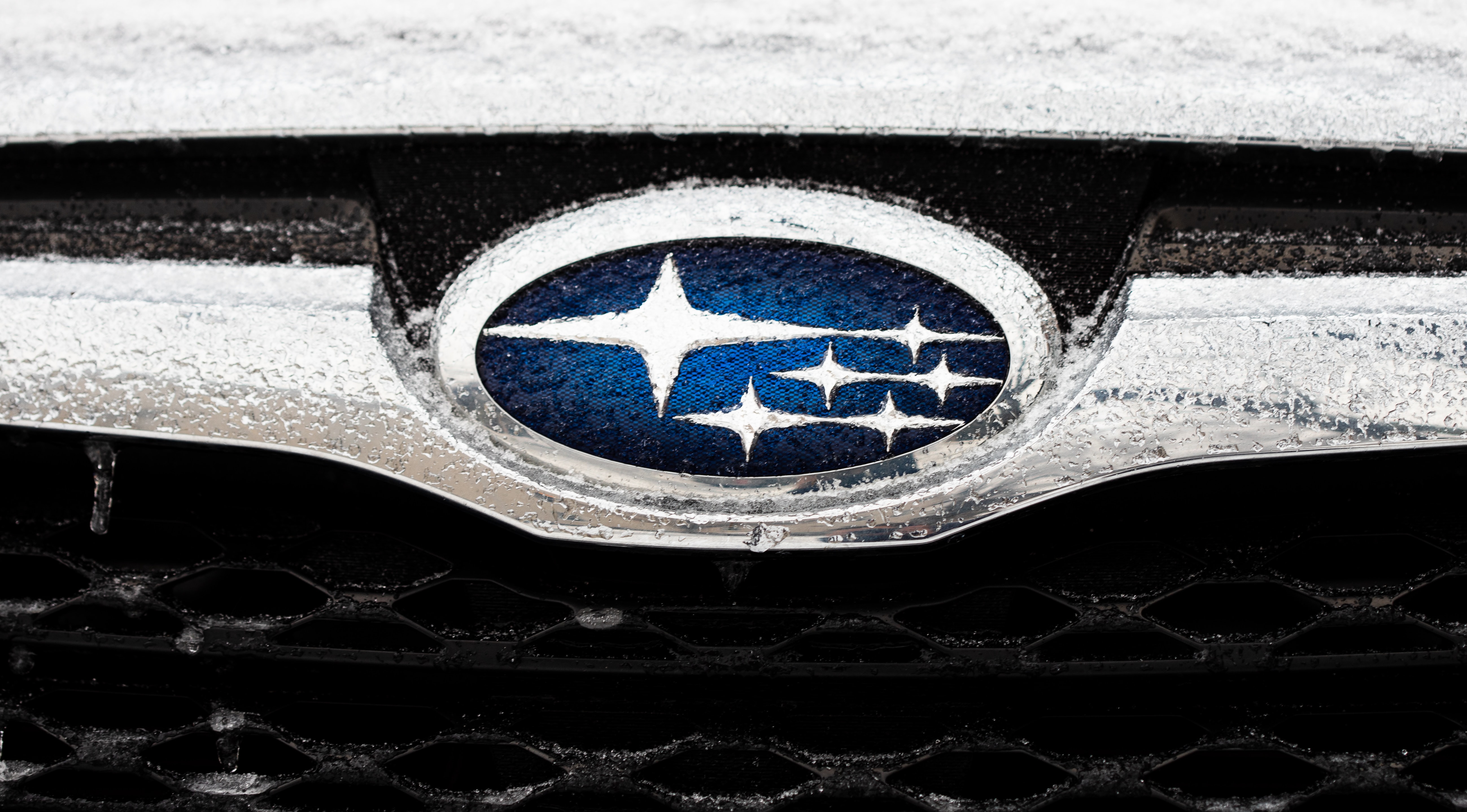 subaru logo on a vehicle