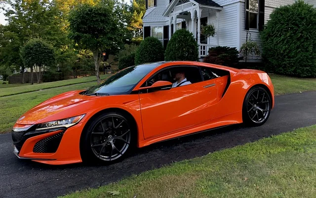 Orange Acura NSX