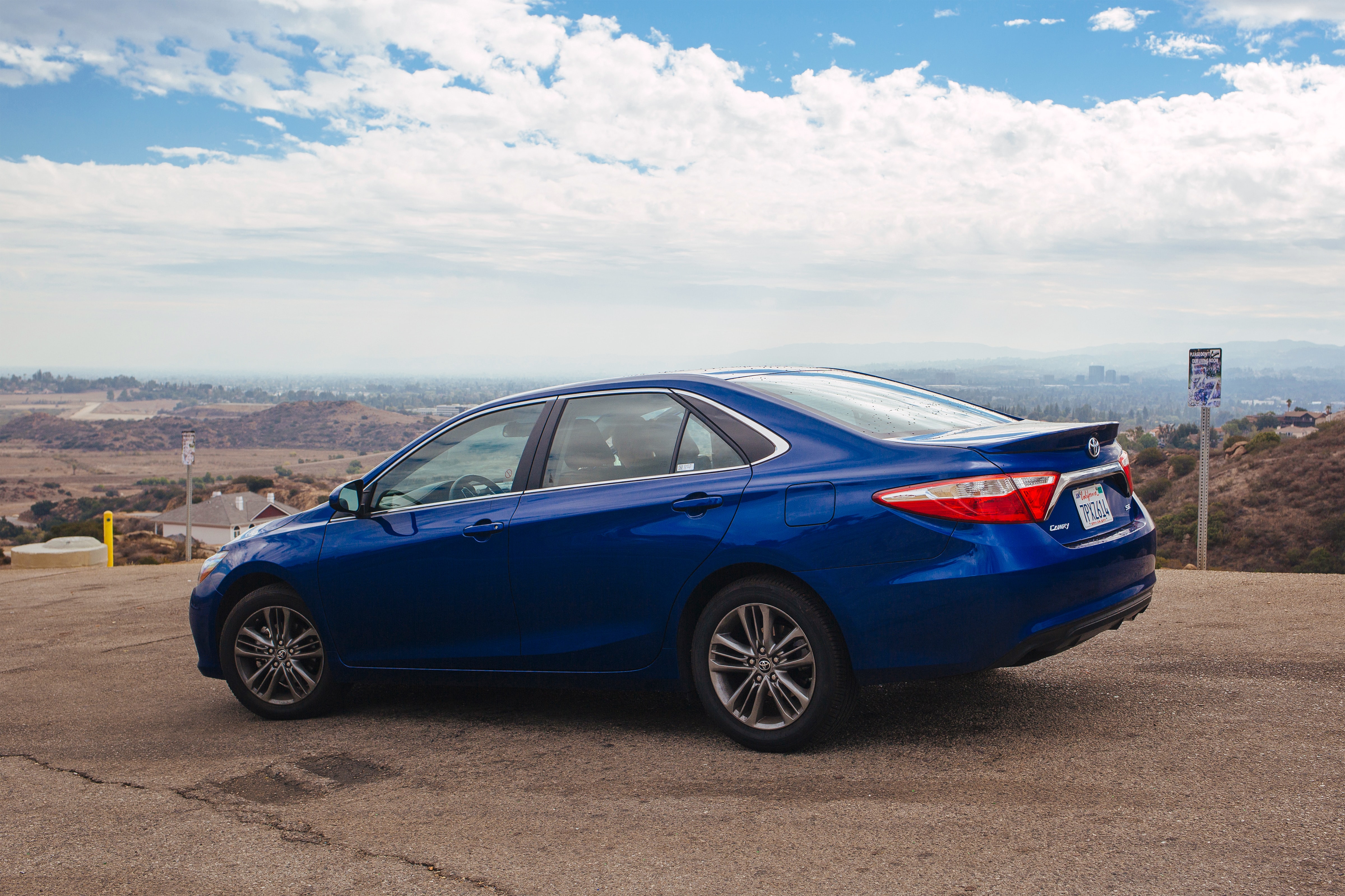 blue toyota camry