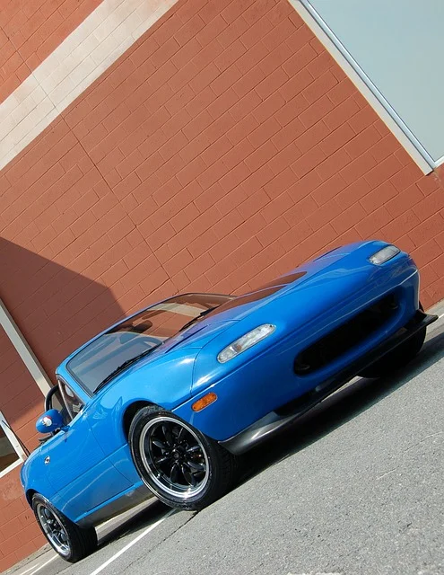 Blue Mazda Miata