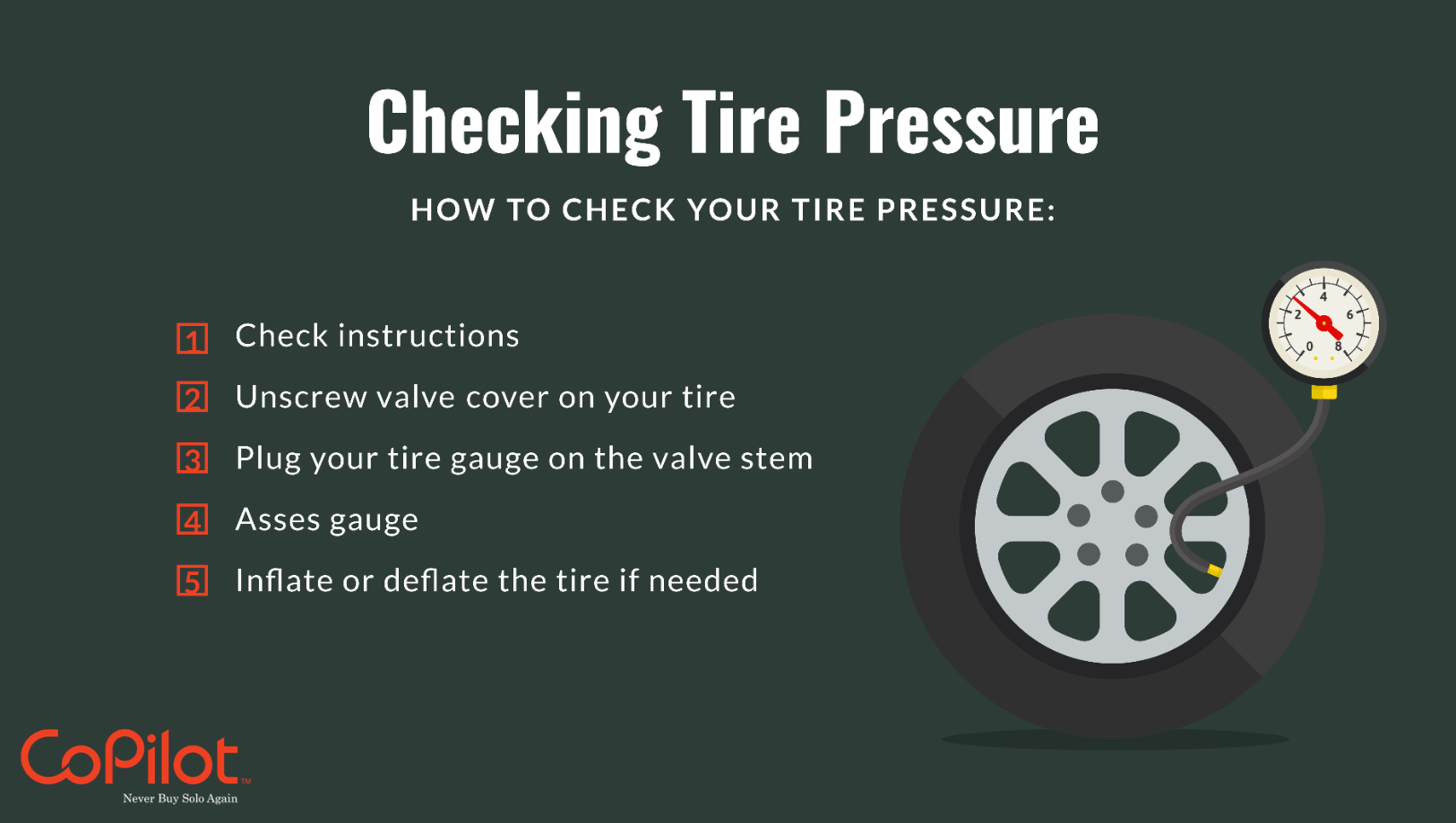 how to check your tire pressure
