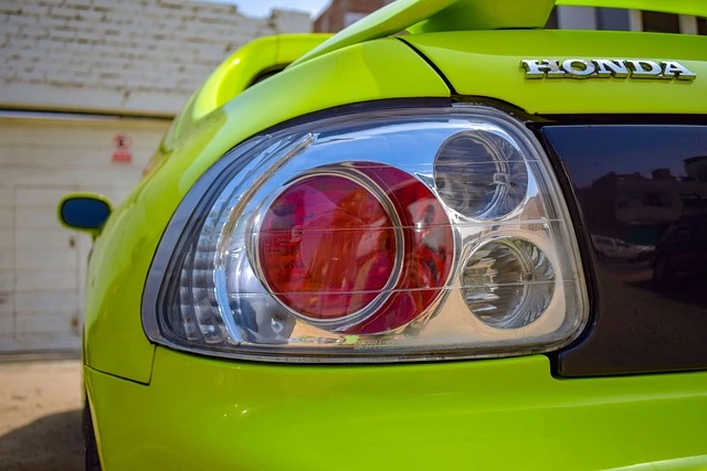 Green Honda S2000 rear bumper