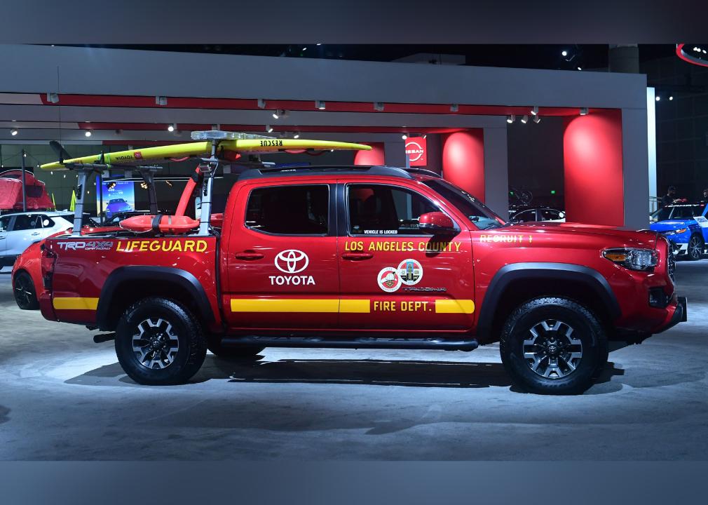 red toyota tacoma