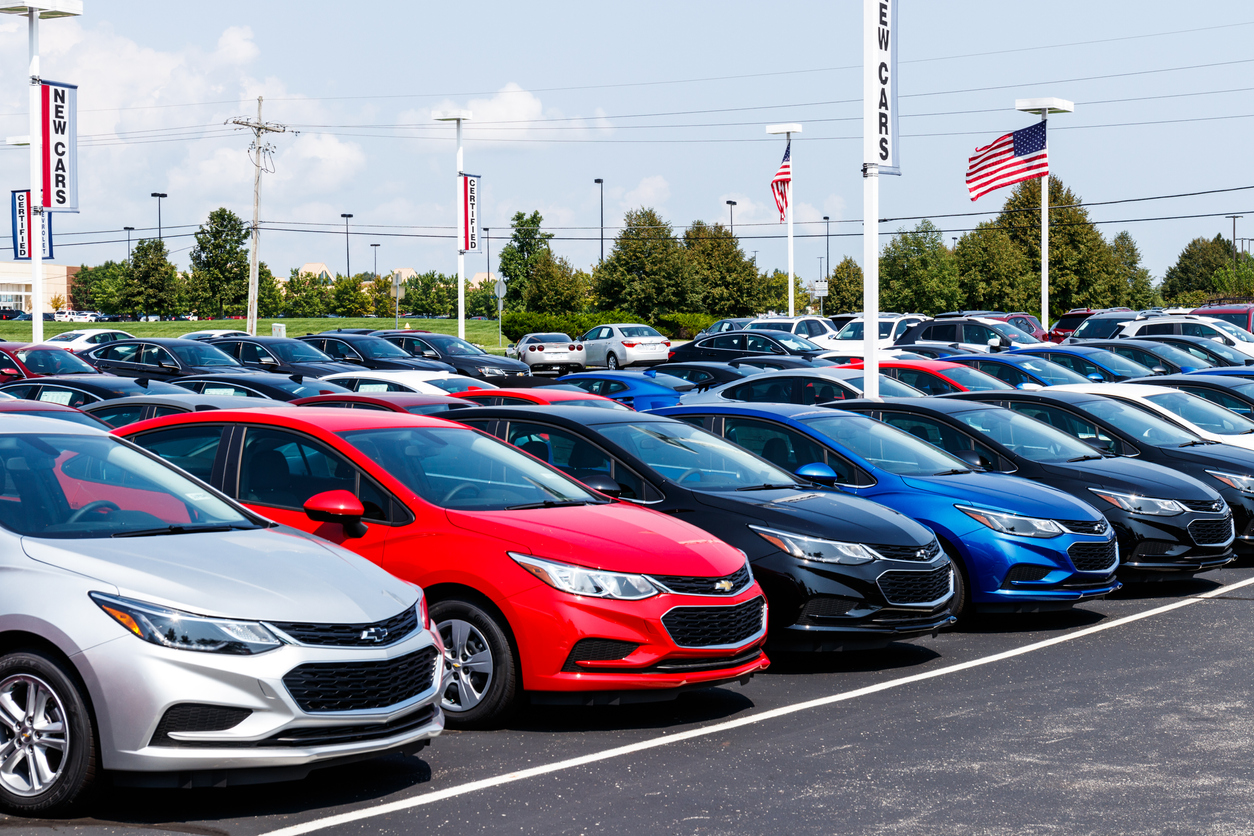 Photo of car dealership lot in Arlington, VA