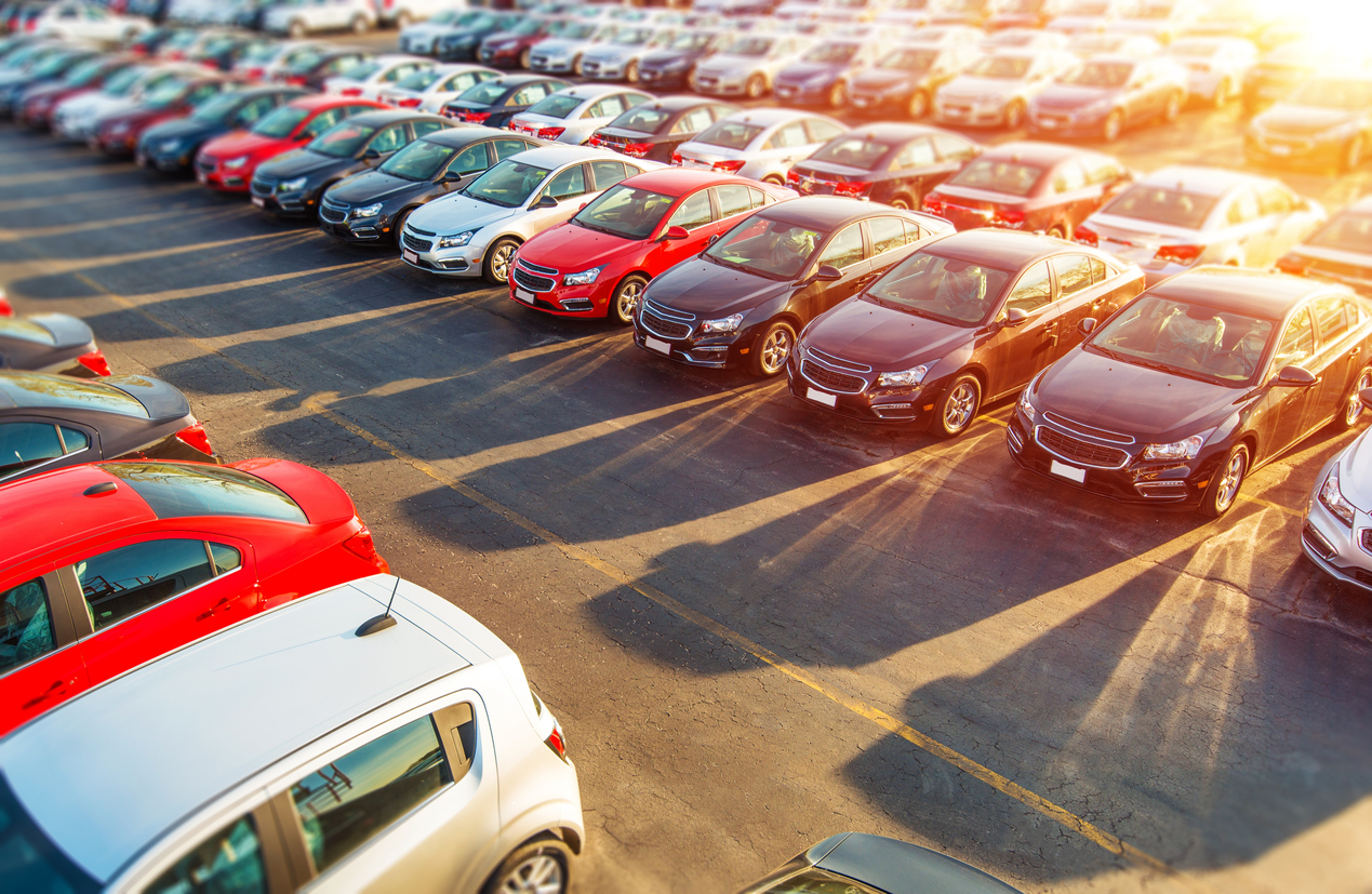 Photo of used car dealership lot