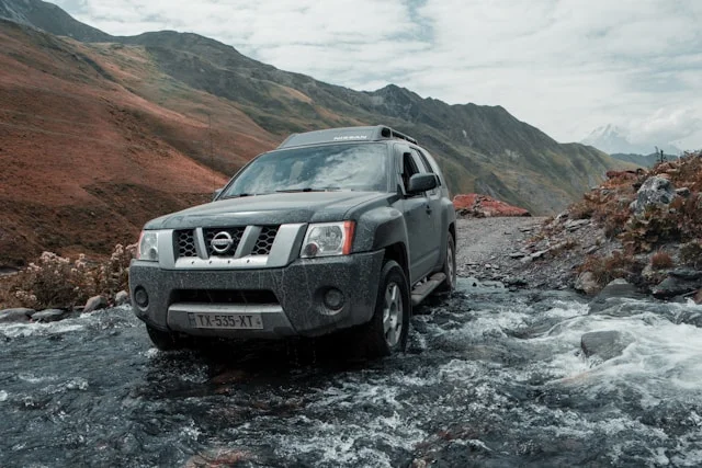 grey nissan xterra