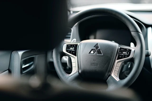 Mitsubishi steering wheel