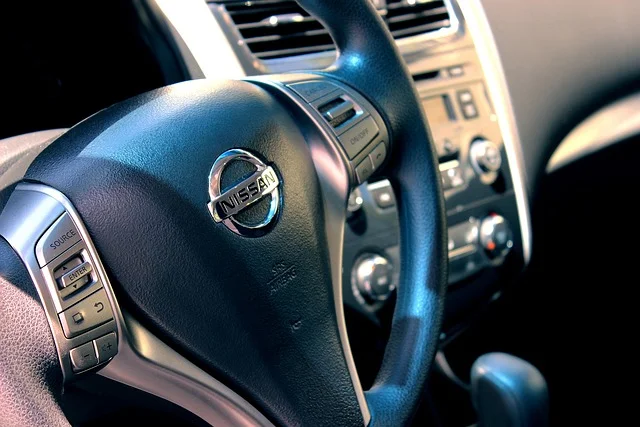 Nissan steering wheel