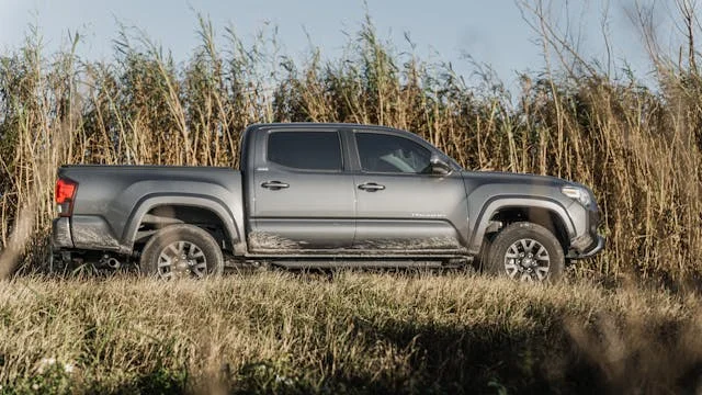 2022 Toyota Tacoma in a field